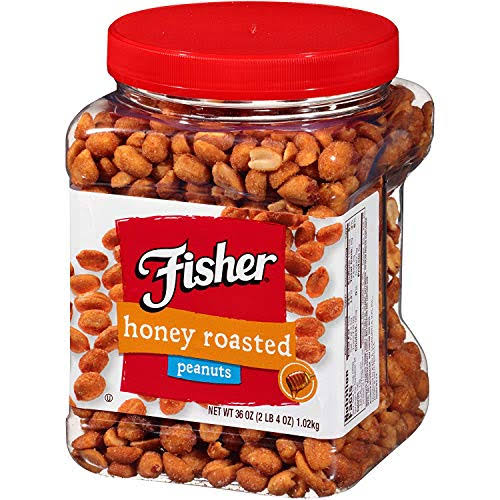 Fisher Honey Roasted Peanuts - 36oz