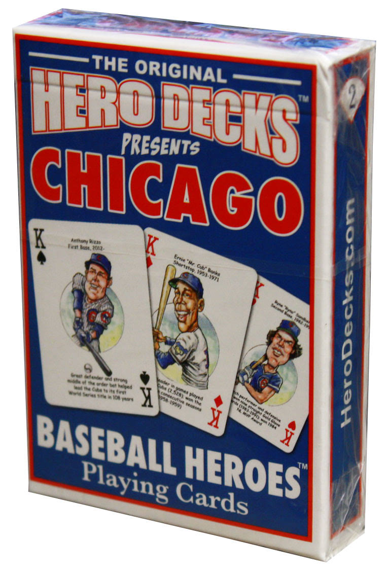 Chicago Baseball Hero Playing Cards: North Side Edition
