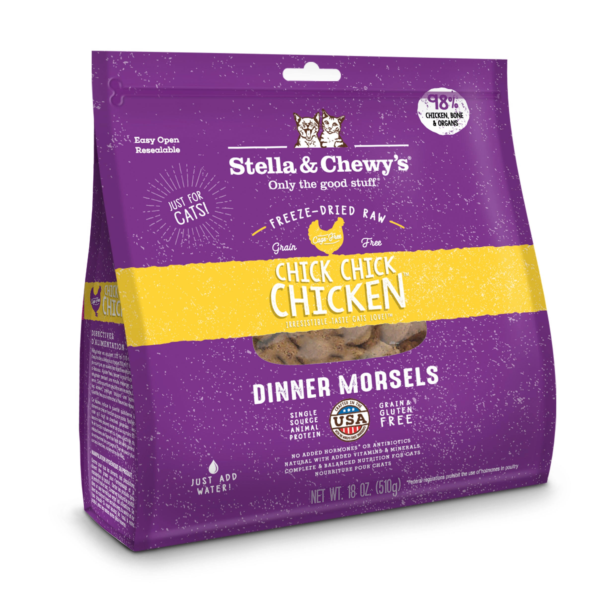 Stella & Chewy's Cat Dinner Morsels- Chicken 18oz