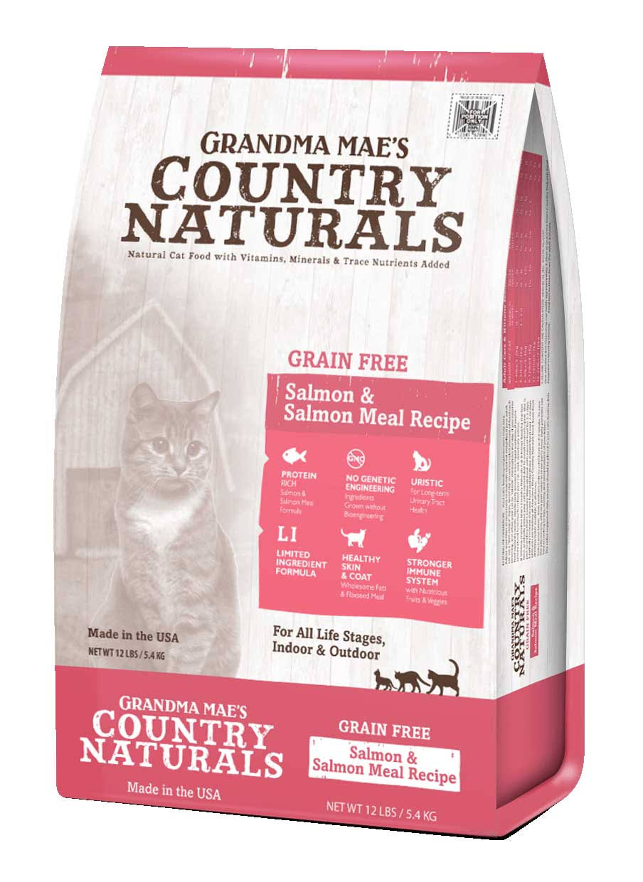 Grandma Mae S Country Nat Grain Free Cat Food Salmon 6 lb