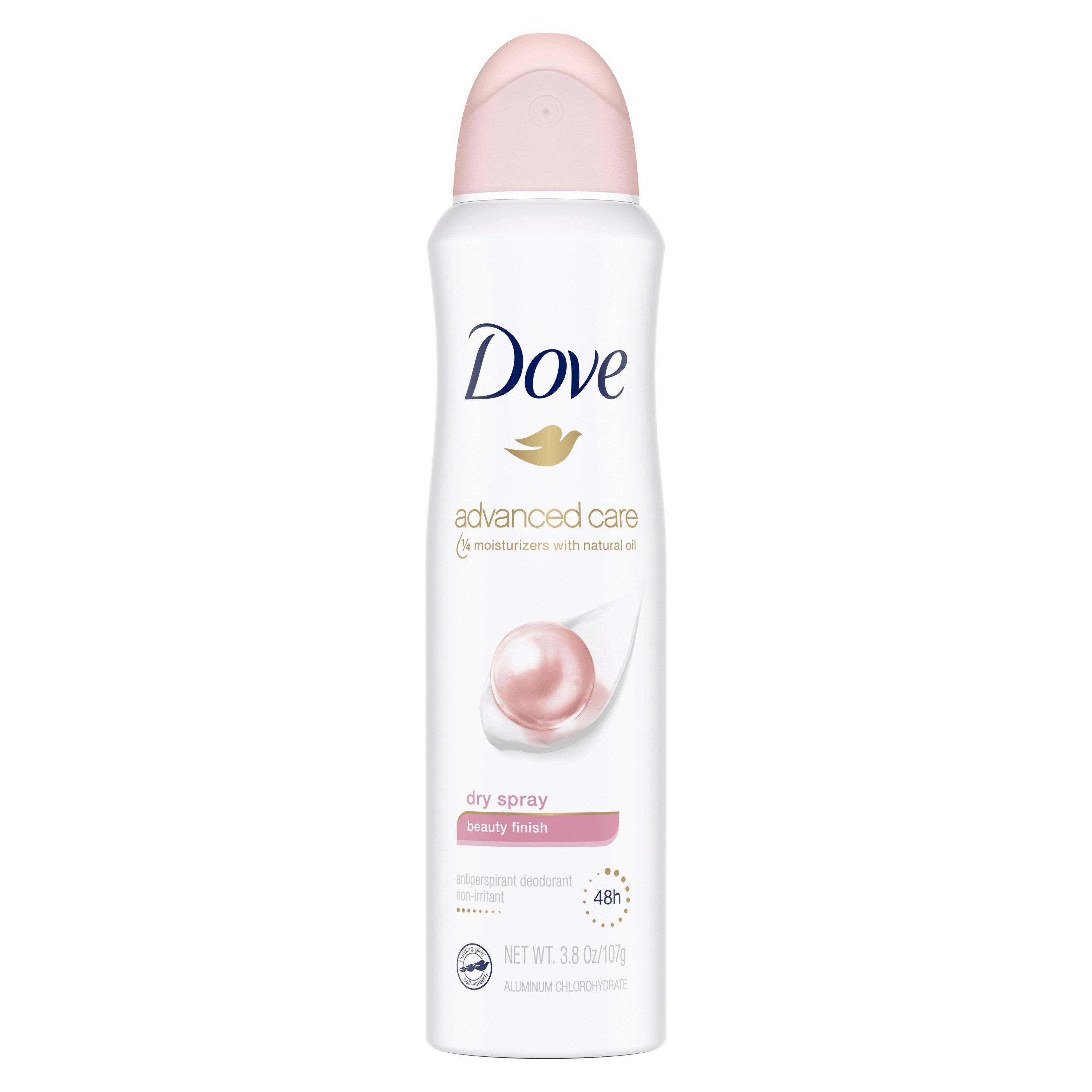 Dove Dry Spray Antiperspirant Deodorant - Beauty Finish, 3.8oz