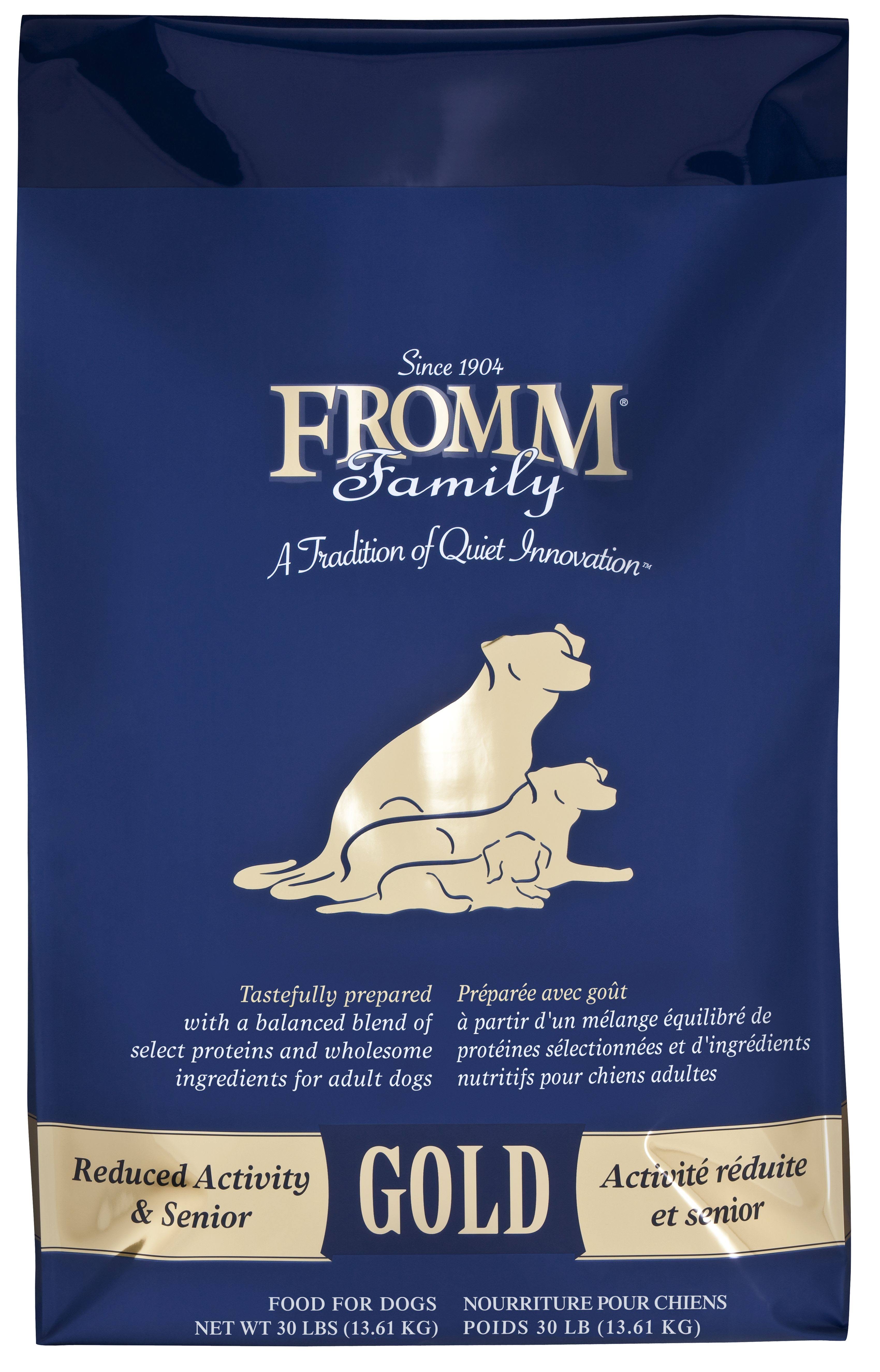 Fromm Gold Reduced Activity & Senior Dry Dog Food 30 LB