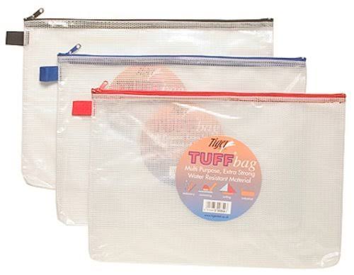 Tiger Tuff Bag Foolscap A4+ Size Single Bag - Assorted Colours