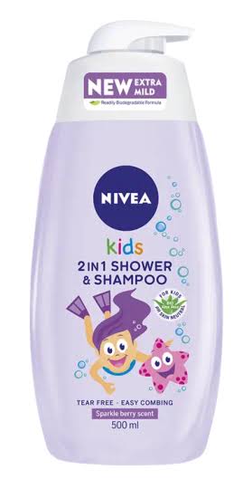 Nivea Shower gel & shampoo Kids 2in1 Very Berry 500 ml