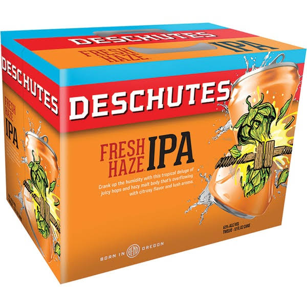 Deschutes Beer, IPA, Fresh Haze - 12 pack, 12 fl oz cans