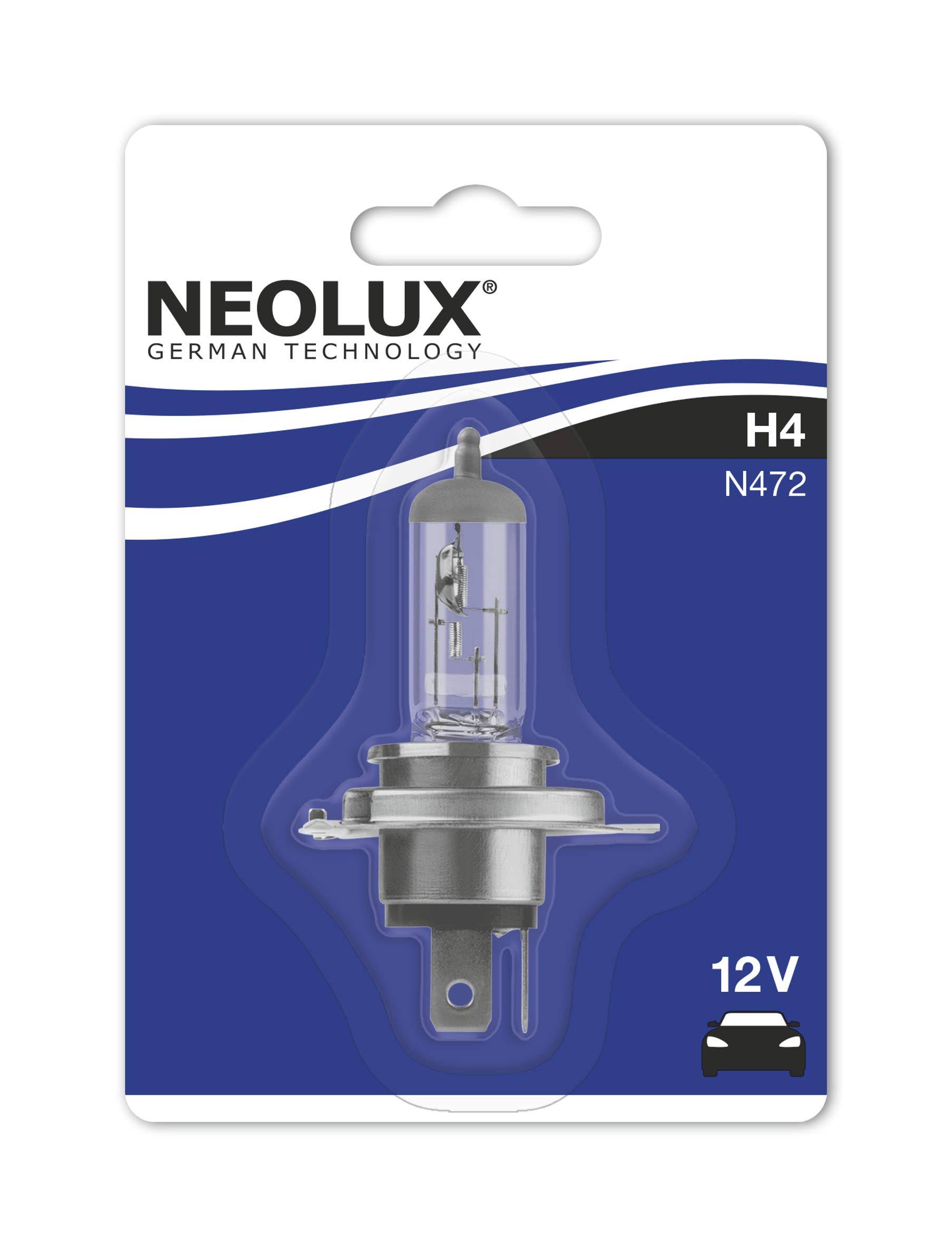 NEOLUX Halogen Bulb - H4 12V 60/55W - (472) P43t - N472-01B