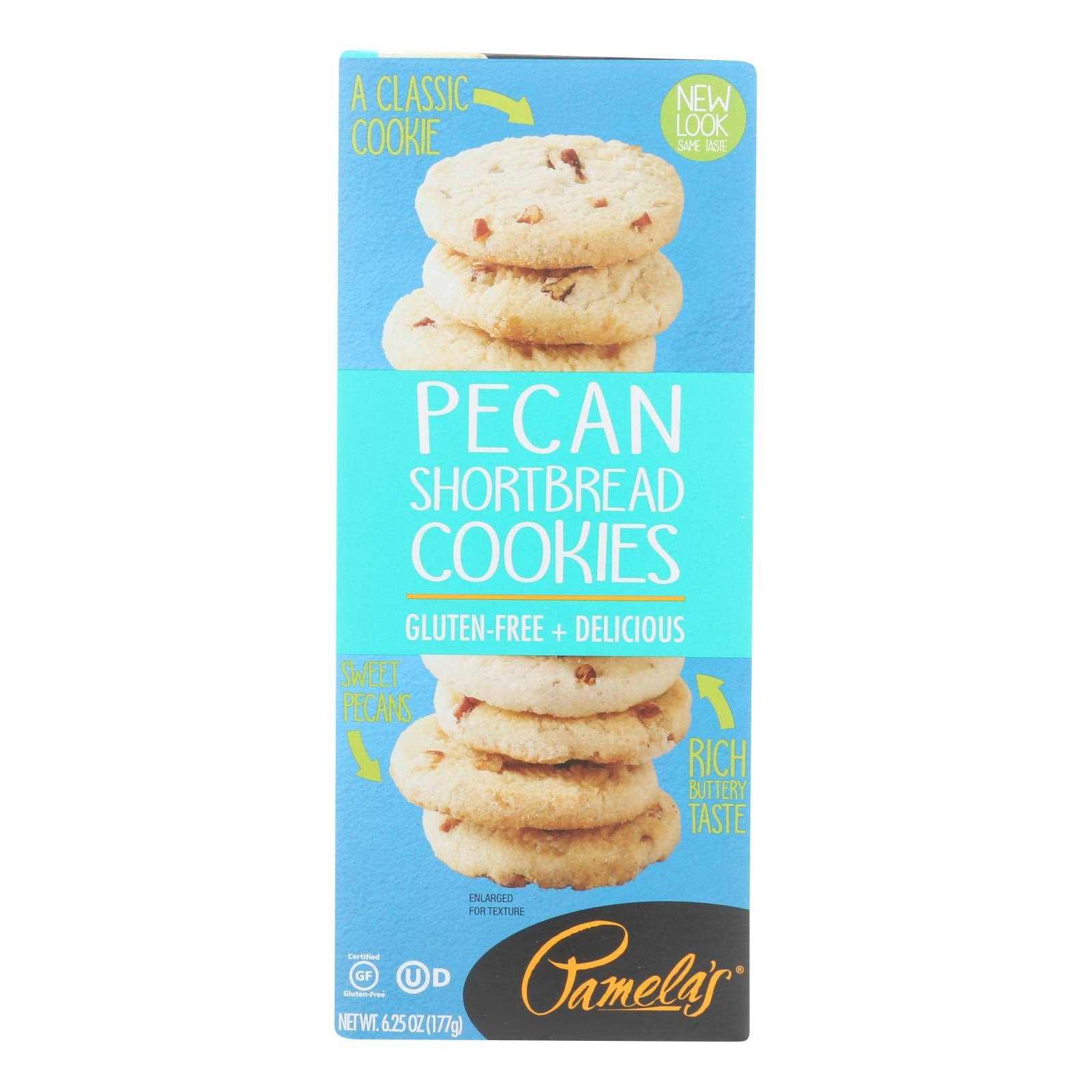 Pamela's Products Shortbread Cookies Pecan 6.25 oz (177 g)