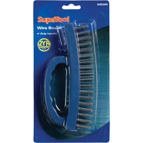Supatool Steel Wire Brush with Grip