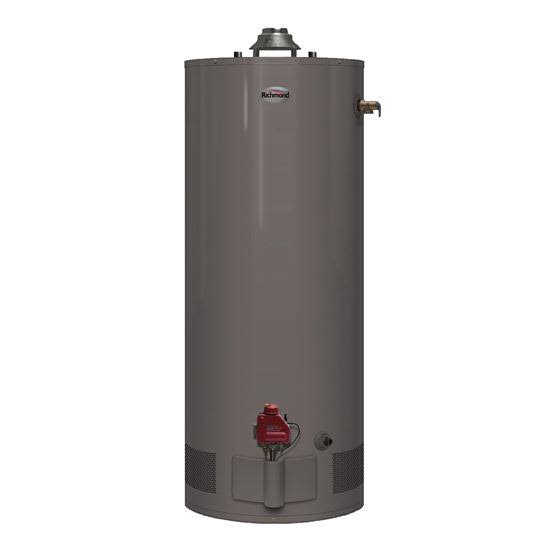 Richmond 6G40S-31PF3 Short Gas Water Heater - Propane Gas, 40gal