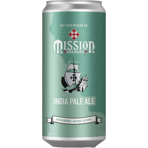 Mission Brewery IPA - 19.2 oz (India Pale Ale)