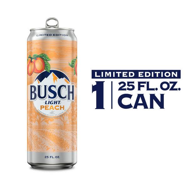 Busch Light Peach 25oz