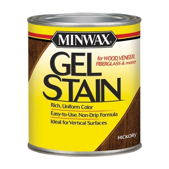 Minwax 66100 Hickory Gel Wood Stain - 1qt