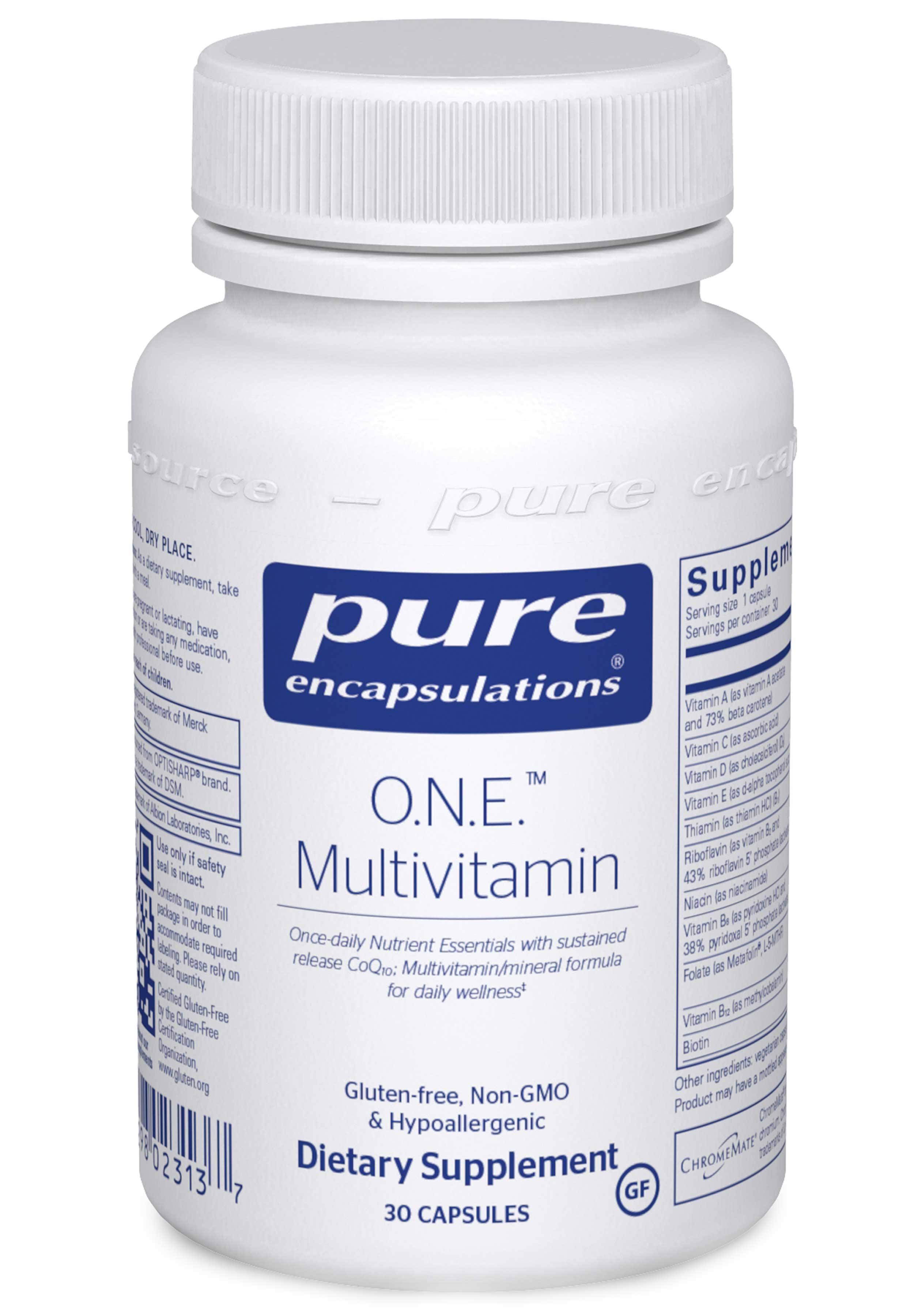 Pure Encapsulations - O.N.E. Multivitamin - 30 Capsules
