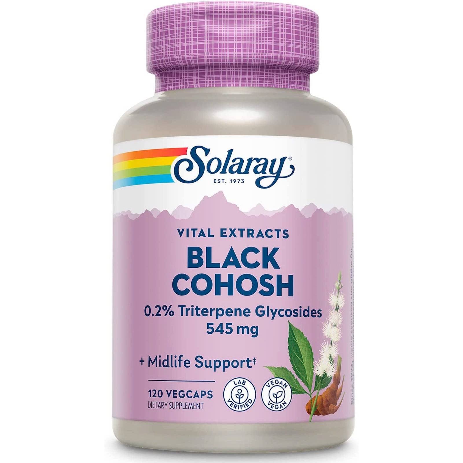 Solaray Black Cohosh Root Supplement - 545mg, 120ct
