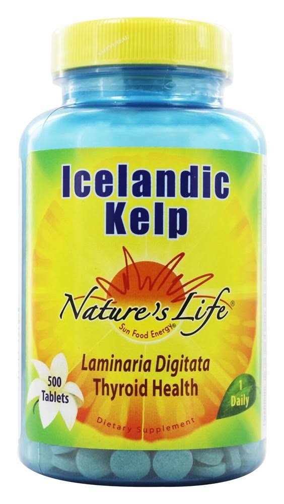 Nature's Life Icelandic Kelp 41 mg - 500 Tablets