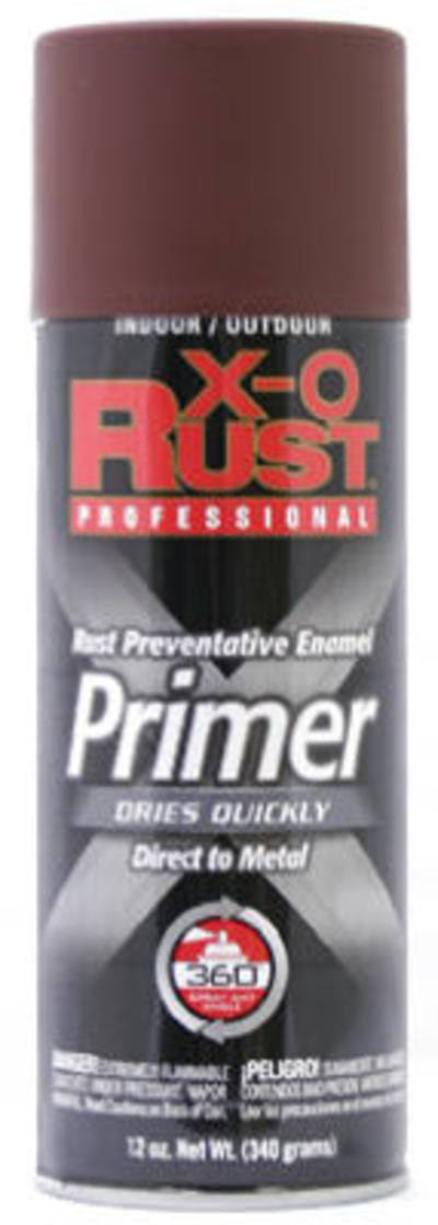 General Paint & Manufacturing 1267p X-o Rust Professional Metal Primer - Red, 12oz