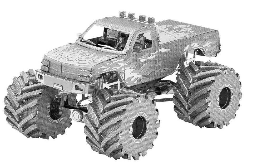 Metal Earth 1216 Monster Truck 3D Metal Kit Original