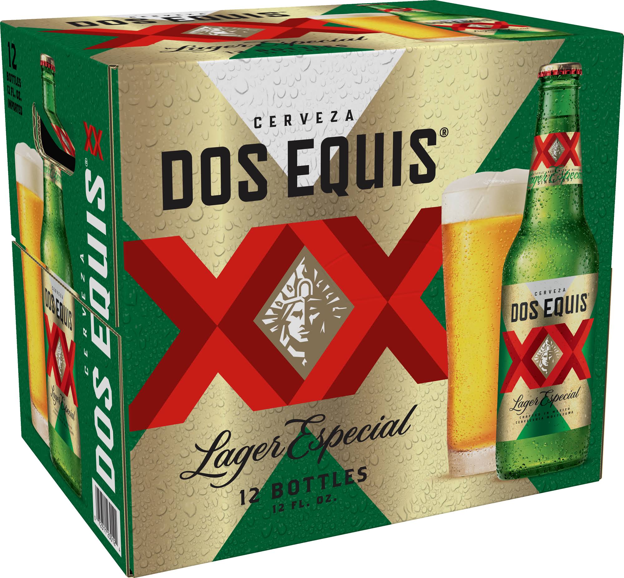 Dos Equis Beer Special Lager - 12oz, 12 Pack