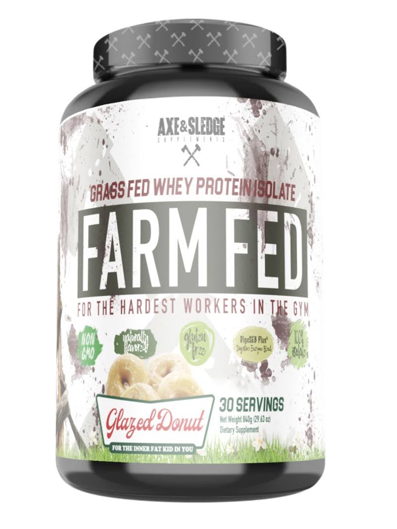 Axe & Sledge Farm Fed Whey Protein - 30 Servings, Cinnamon Apple Pie