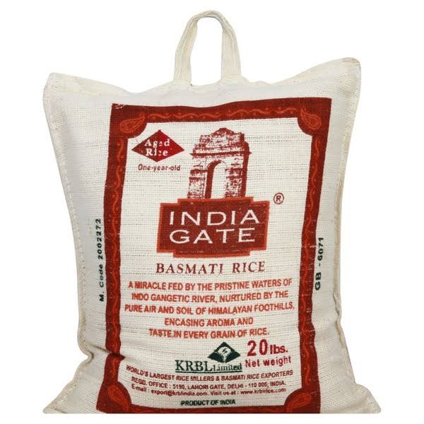 India Gate Basmati Rice - 20lbs
