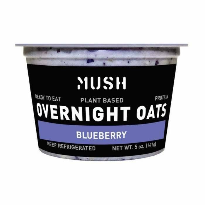 Mush - Overnight Oats, 5oz | Assorted Flavors Wild Blueberry / Kehe - Vegan Plant Based