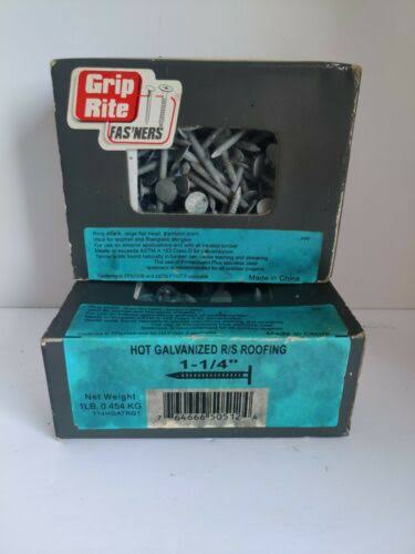 Grip-Rite Electro-Galvanized Steel Roofing Nails