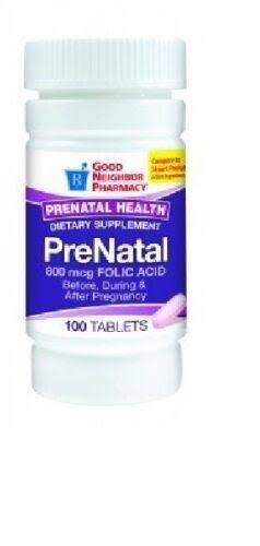 Good Neighbor Pharmacy Prenatal Supplement - 100 Tablets