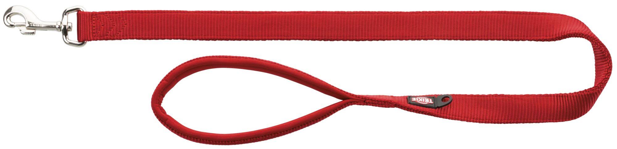 Trixie Premium Leash Extra Long Red - Extra Small
