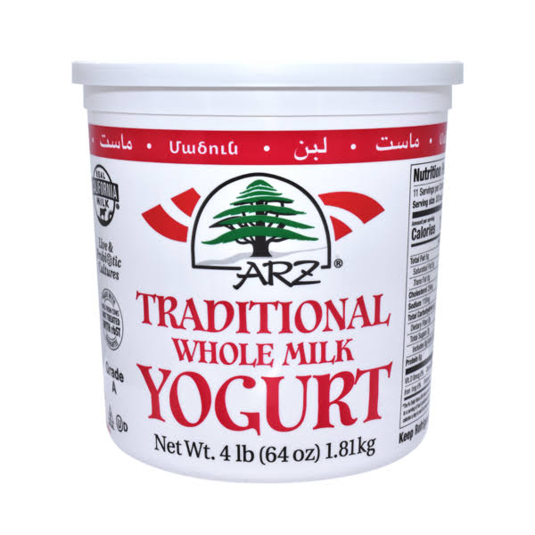 ARZ Yogurt, Plain - 4 lb