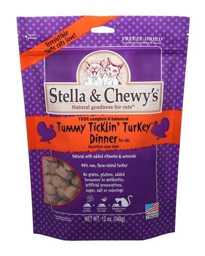 Stella and Chewy's Freeze Dried Cat Food - Turkey, 12oz