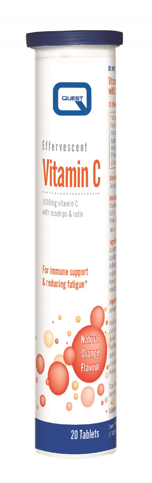 Quest Effervescent Vitamin C - 1000mg, 20 Tablets