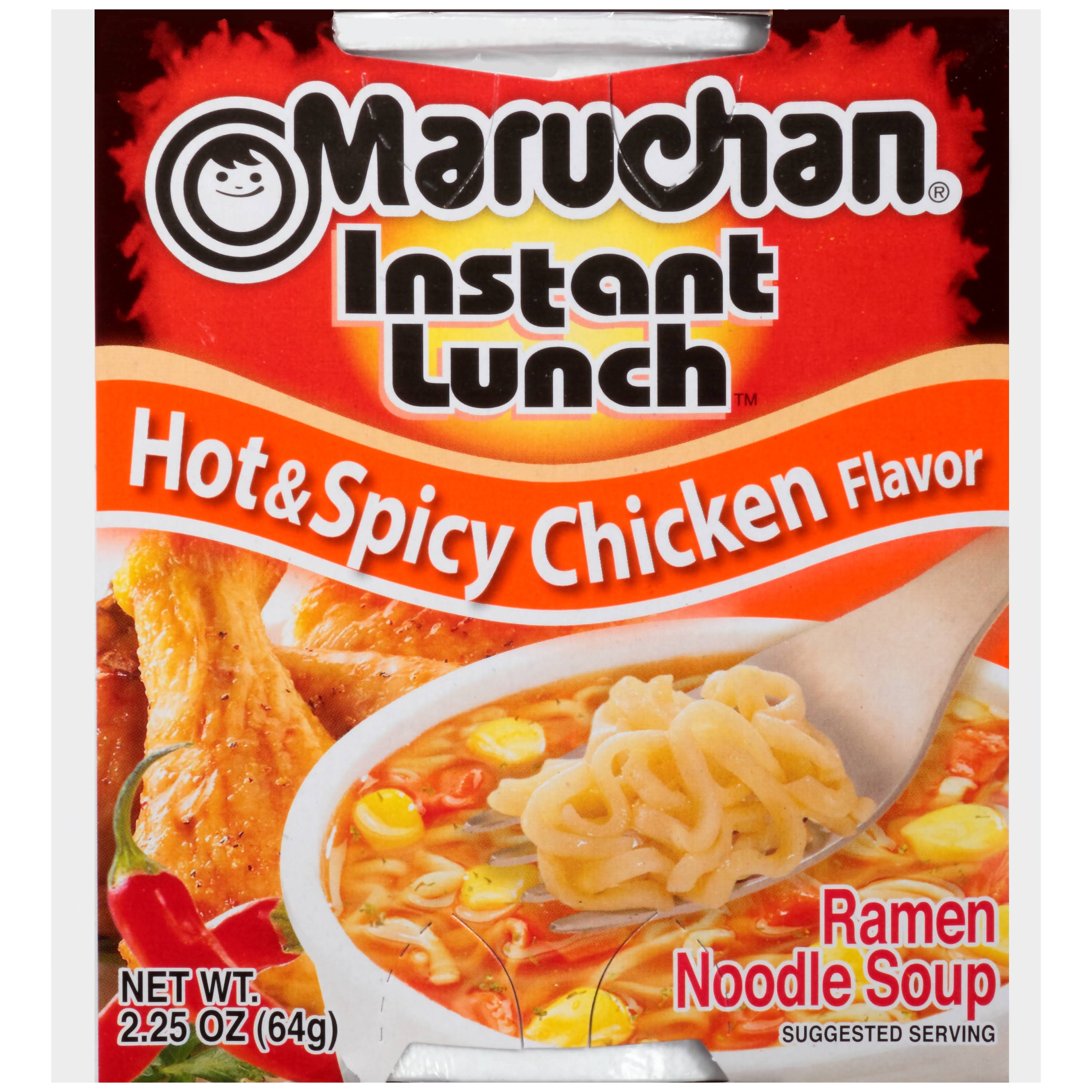 Maruchan Instant Lunch Ramen Noodle Soup - 2.25oz, Hot and Spicy Chicken Flavor