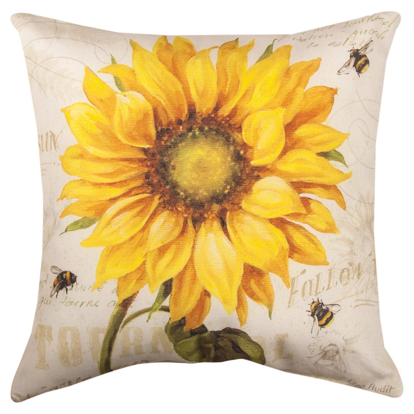 Weavers Manual Woodworkers Under the Sun Multicolored Throw Pillow, Size 18 X 18