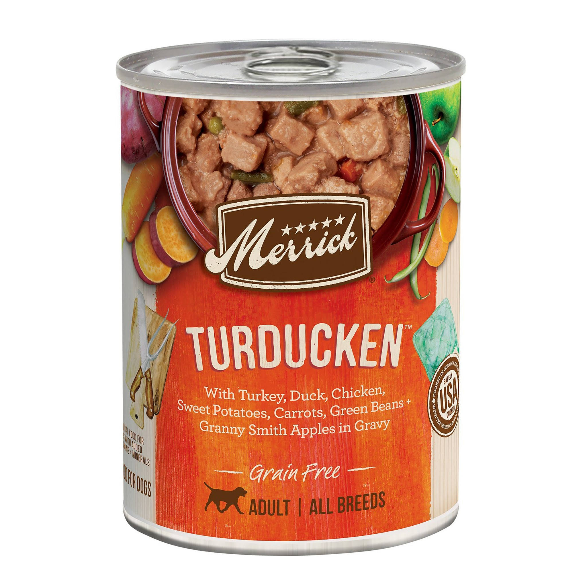 Merrick Grain Free Wet Dog Food Turducken - 12.7 oz