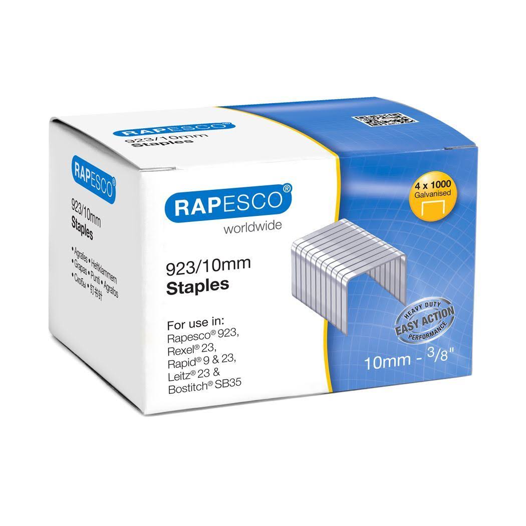 Rapesco Heavy Duty Staples - 923/10mm, Pack of 4000