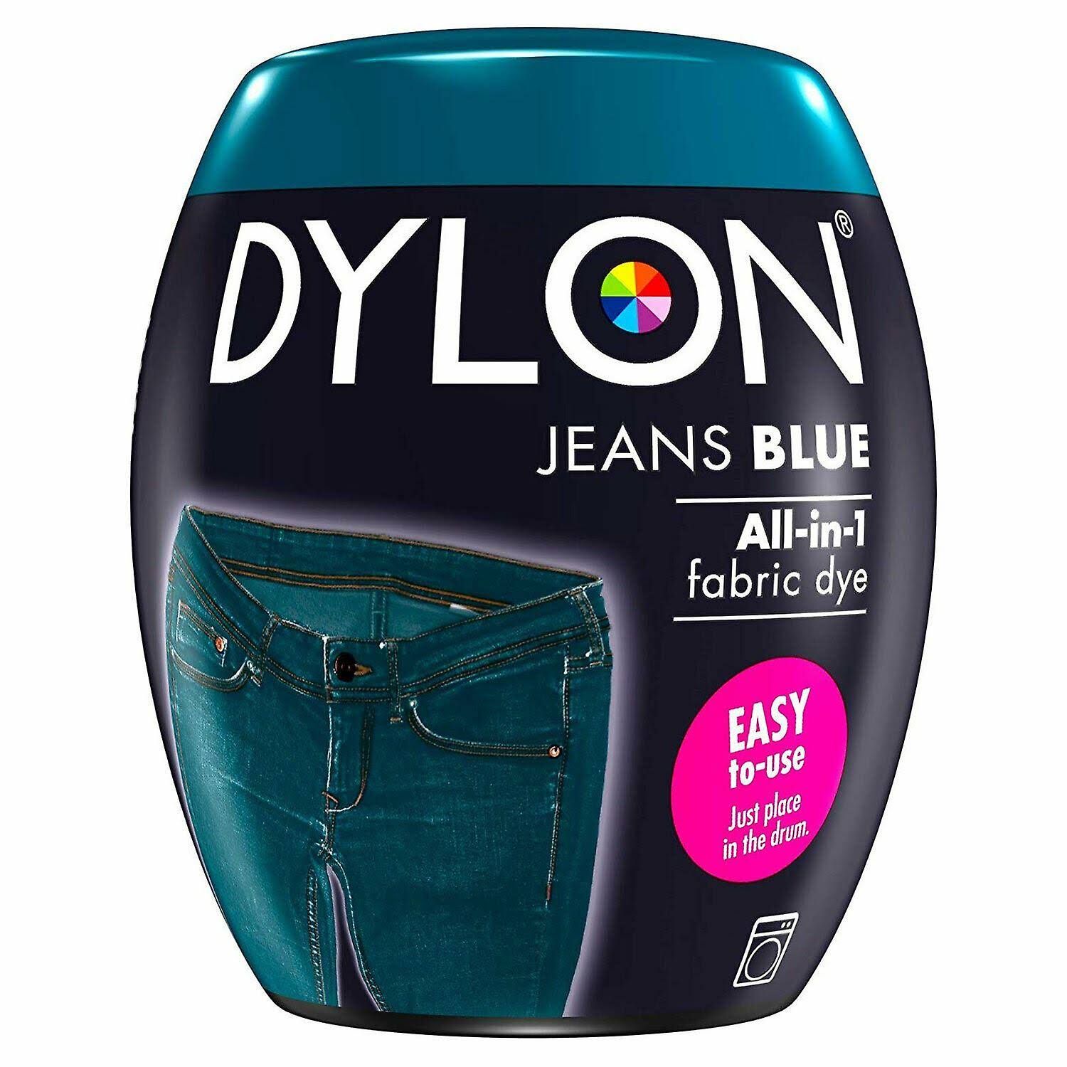 Dylon All in 1 Fabric Dye - Jeans Blue, 350g