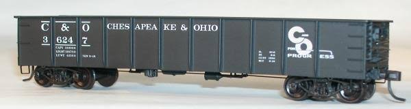Accurail 3710 HO Chesapeake & Ohio AAR 41' Steel Gondola Car #36247