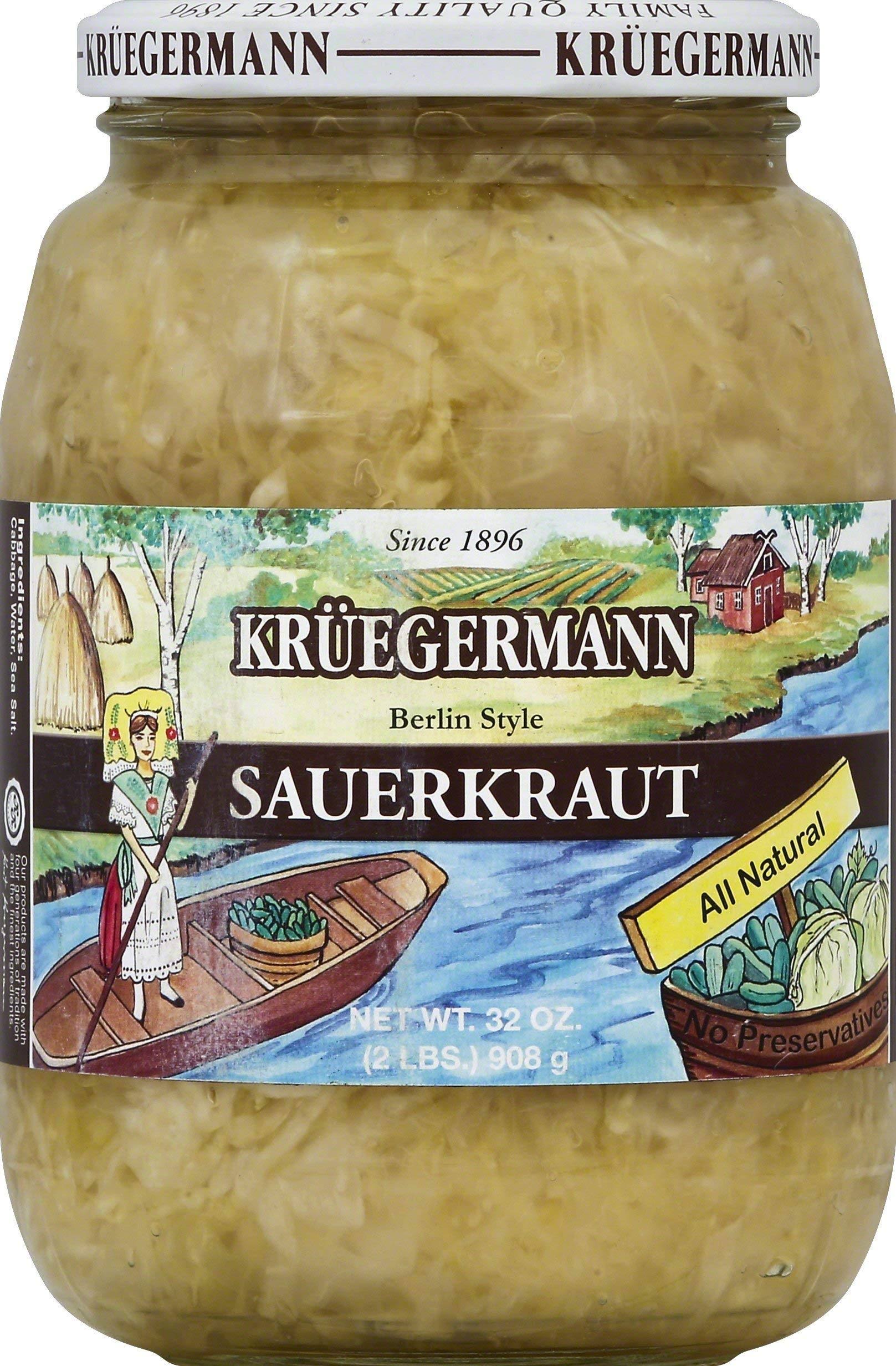 Kruegermann Krug Sauerkraut 32 oz, 32 oz