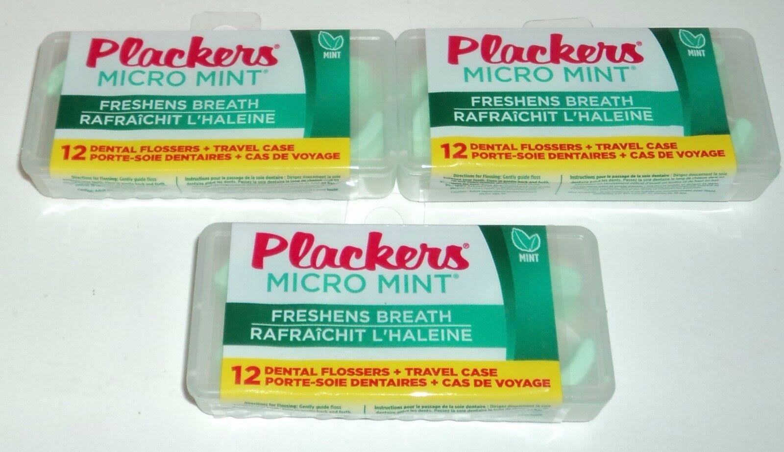Plackers Micro Mint Dental Flossers Pack - 150pk