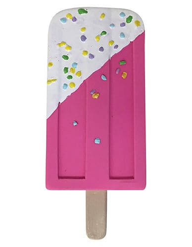 FouFit Dessert Chew Creamsicle Dog Toy - Pink/White