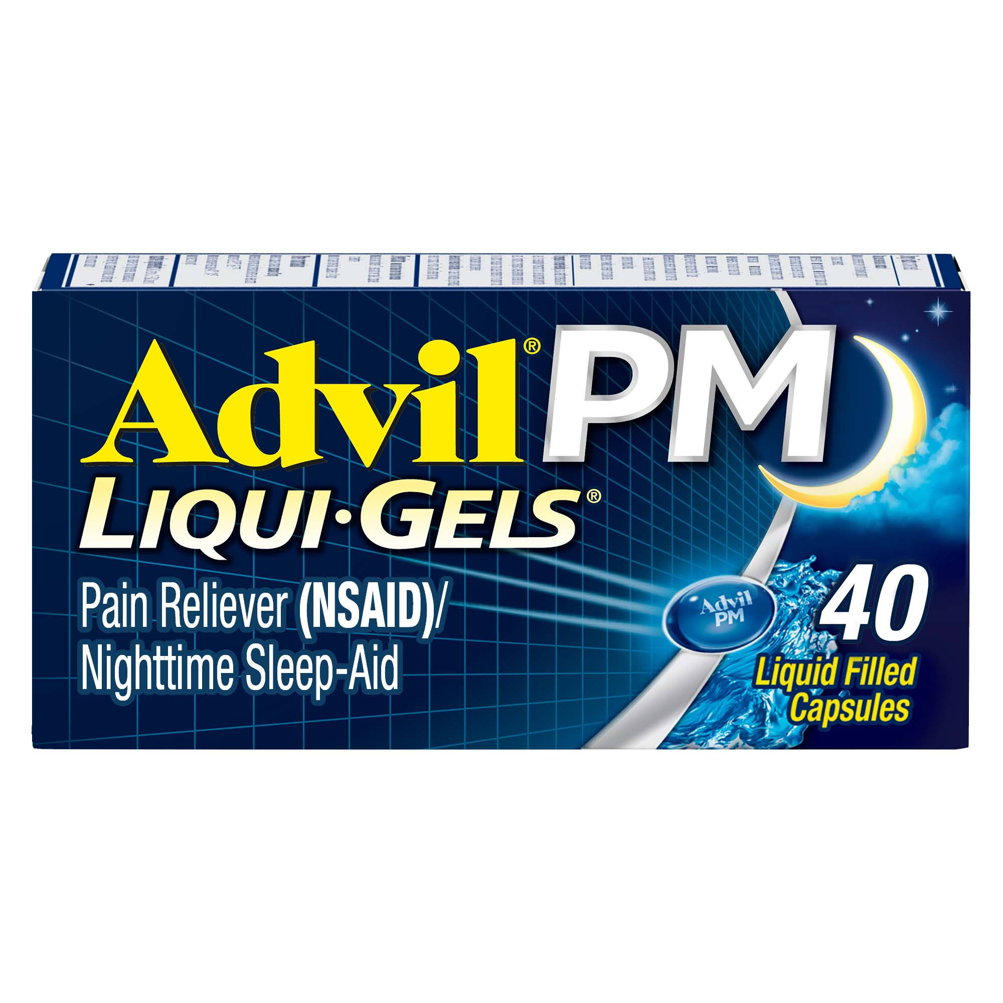 Advil PM Pain Reliver - 40 Coated Caplets