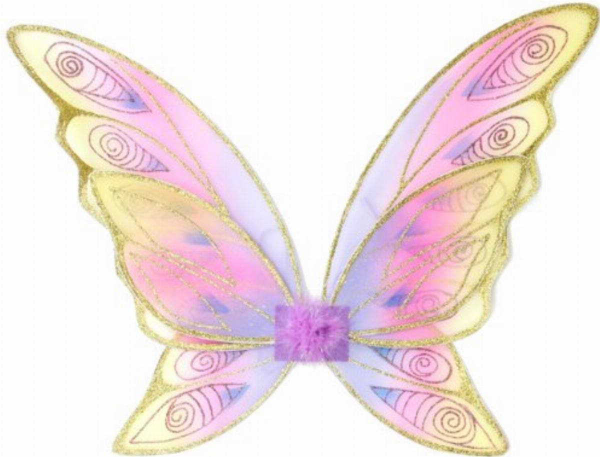Creative Educations Glitter Fairy Wings - Rainbow