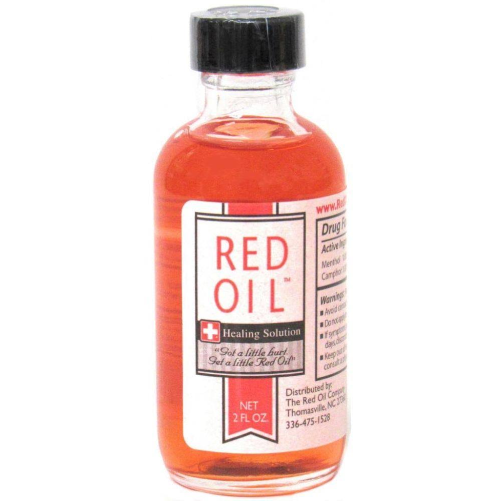 Red Oil Healing Solution - 2 oz Bottle