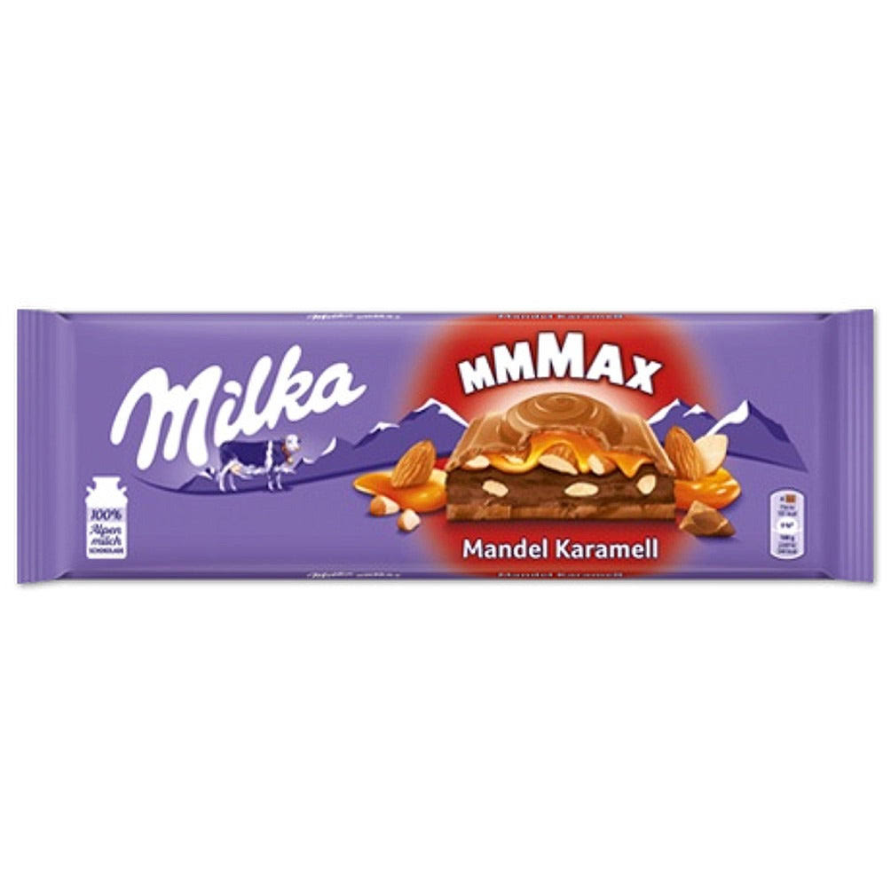 Milka Almond Caramel Chocolate Bar - 300g