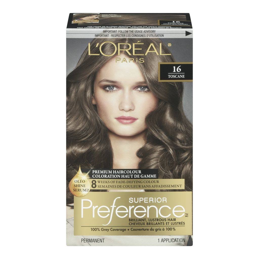 L'Oréal Paris Superior Preference Premium Hair Color - 16 Ash Brown