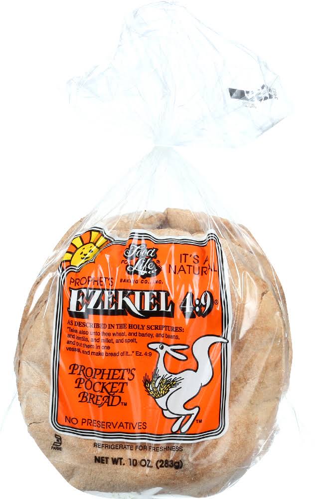 Food for Life: Bread Pocket Ezekiel, 10 oz