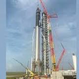 Second segment added to Starship launch tower at Kennedy Space Center