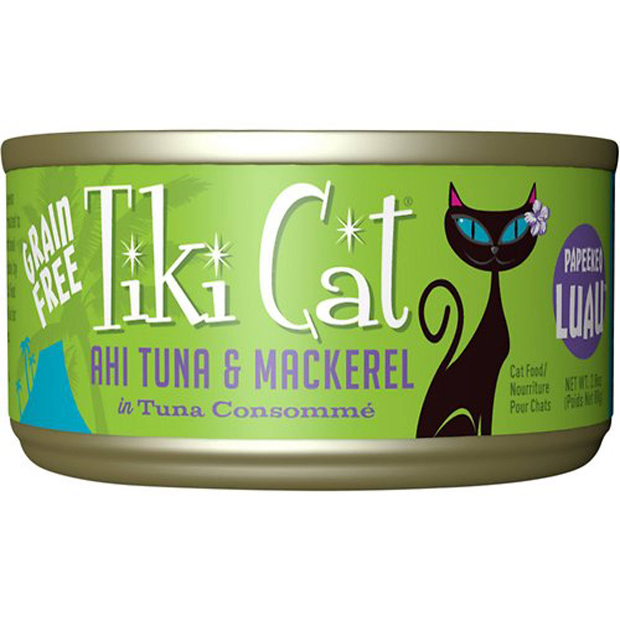 Tiki Cat Papeekeo Luau Ahi Tuna & Mackerel Cat Food | 2.8 oz