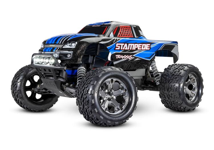 Traxxas Stampede 2WD 1/10 Monster Truck RTR TQ - LED - with Battery & Charger (Purple)