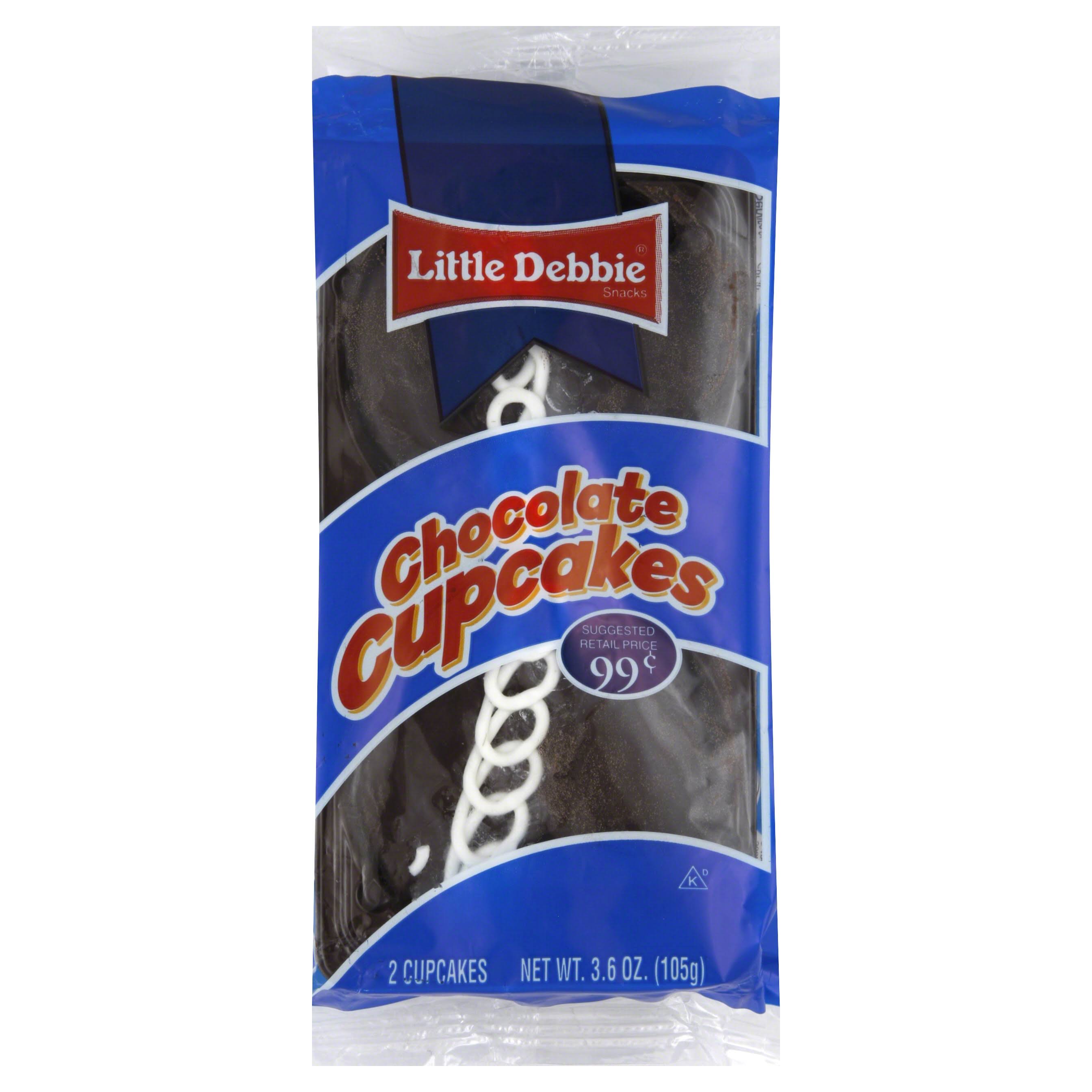 Little Debbie Cream Filled Chocolate Cupcakes